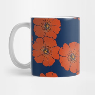 Floral Pattern in red Mug